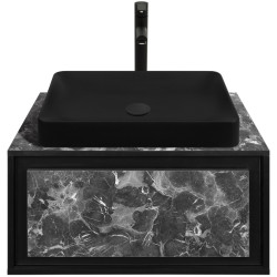 Набор тумбы с раковиной Montebella 51.02 Nero LED + Naomi 585х385 (Pantera) Thumb