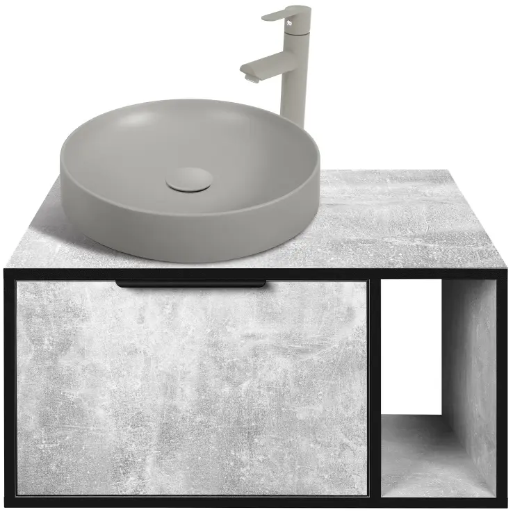 Set dulap cu lavoar Montebella 52.01 Loft + Naomi 455x455 (Koala)