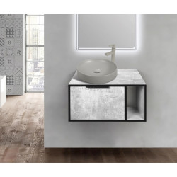 Set dulap cu lavoar Montebella 52.01 Loft + Naomi 455x455 (Koala)