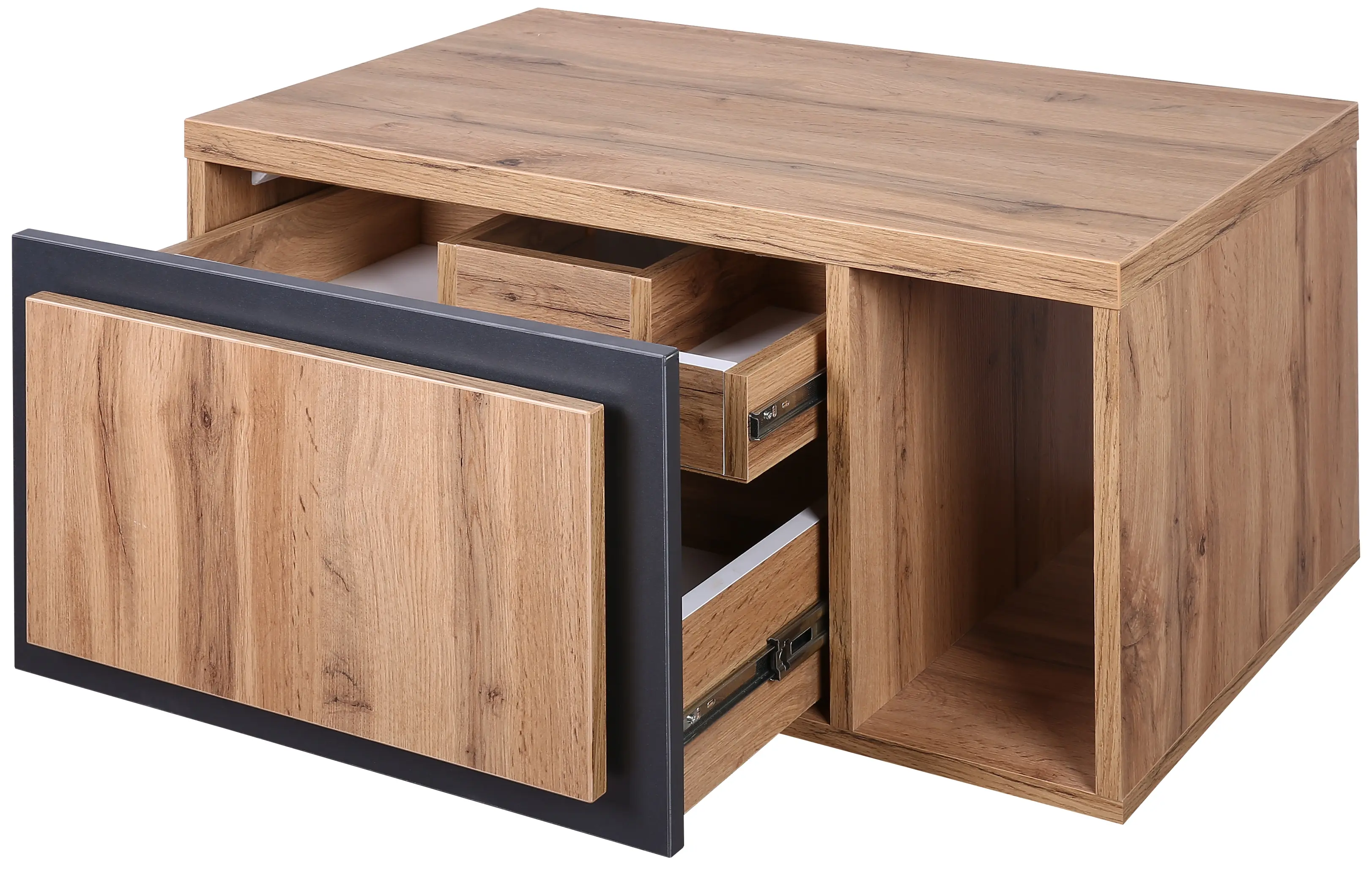 Набор тумбы с раковиной Montebella 52.01 Spirit LED + Naomi 455x455 (Lemur)