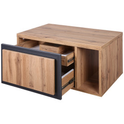 Set dulap cu lavoar Montebella 52.01 Spirit LED + Naomi 550x425 (Lemur) Thumb