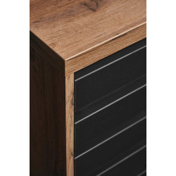 Set dulap cu lavoar Montebella 52.01 Spirit LED + Naomi 550x425 (Lemur) Thumb