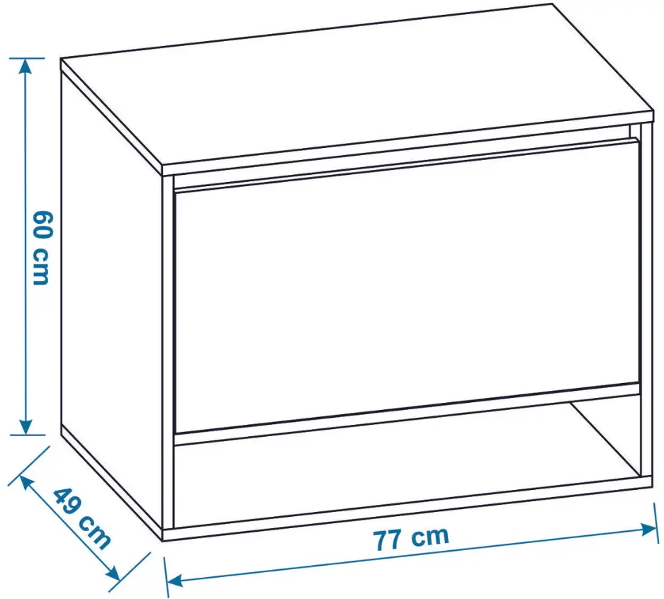 Набор тумбы с раковиной Montebella 53.01 Bianco LED + Naomi 585x385 (Koala)