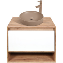 Set dulap cu lavoar Montebella 53.01 Sirius LED + Naomi 455х455 (Jaguar) Thumb