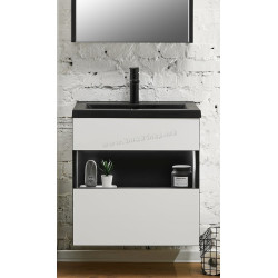 Set dulap cu lavoar Montebella 55.01 Eclipse LED 600x460 (Pantera)