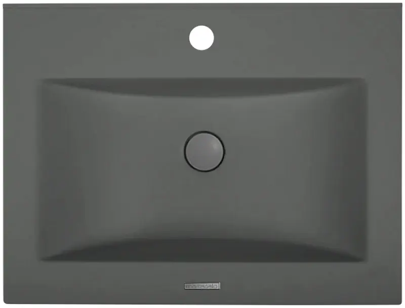 Set dulap cu lavoar Montebella 55.01 Nero LED 600x460 (Lemur)