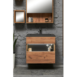 Set dulap cu lavoar Montebella 55.02 Spirit LED 650x480 (Lemur)