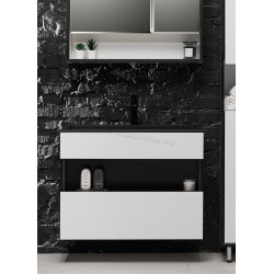 Set dulap cu lavoar Montebella 55.03 Eclipse LED + Enzo 800x400 (Pantera)