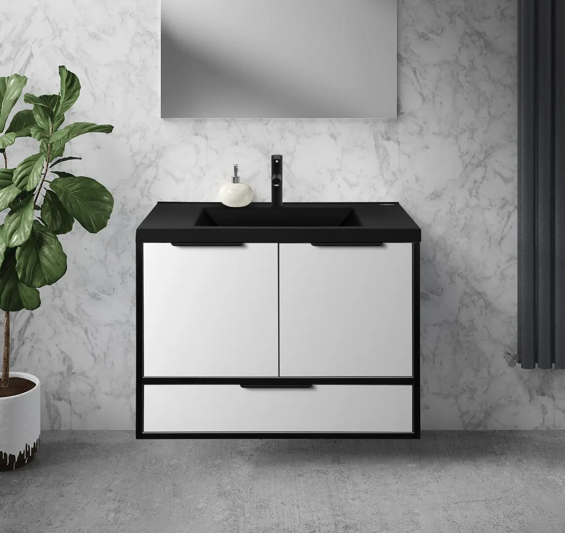 Set dulap cu lavoar Montebella 56.01 Eclipse 800x400 (Pantera)