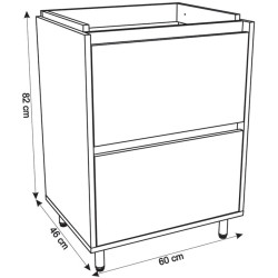 Set dulap cu lavoar Montebella 57.01 Loft N 600x460 (Koala) Thumb