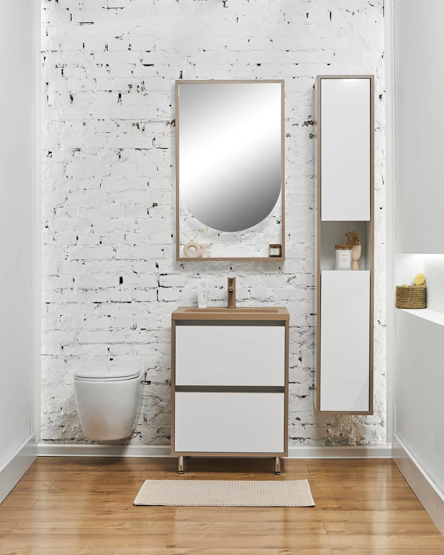 Set dulap cu lavoar Montebella 57.01 Terra N 600x460 (Jaguar)