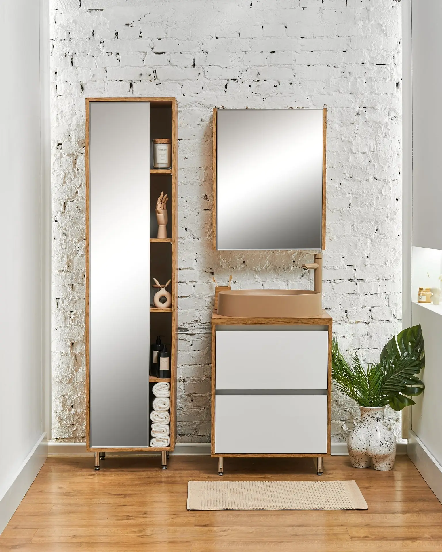 Set dulap cu lavoar Montebella 57.03 Sirius N + Naomi 550x425 (Jaguar)