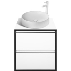 Набор тумбы с раковиной Montebella 57.04 Eclipse + Naomi 455х455 (Panda) Thumb