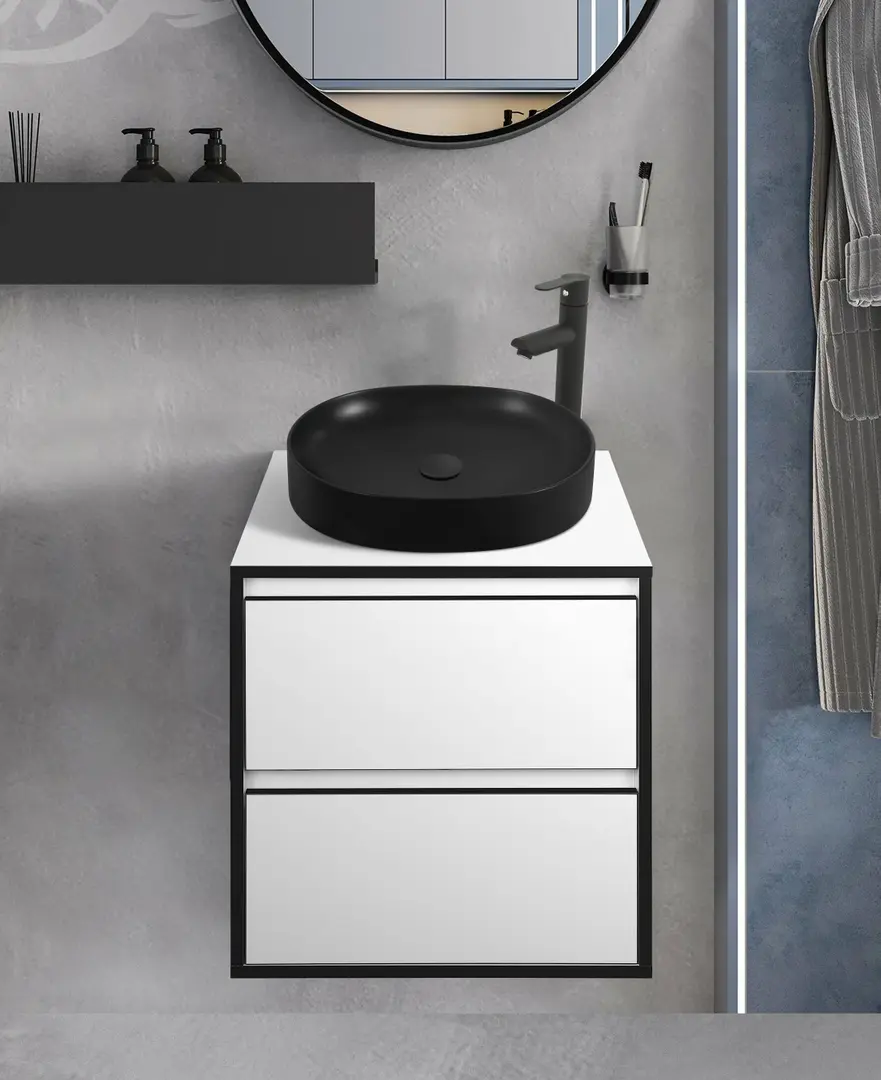 Set dulap cu lavoar Montebella 57.04 Eclipse + Naomi 550x425 (Pantera)