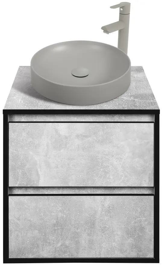 Набор тумбы с раковиной Montebella 57.04 Loft + Naomi 455х455 (Koala)