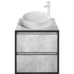 Набор тумбы с раковиной Montebella 57.04 Loft + Naomi 455х455 (Panda) Thumb