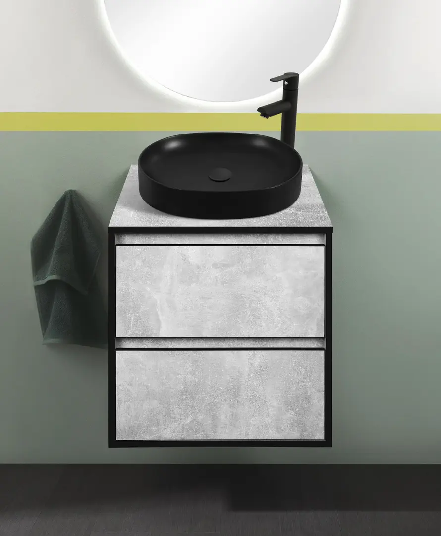 Set dulap cu lavoar Montebella 57.04 Loft + Naomi 550x425 (Pantera)