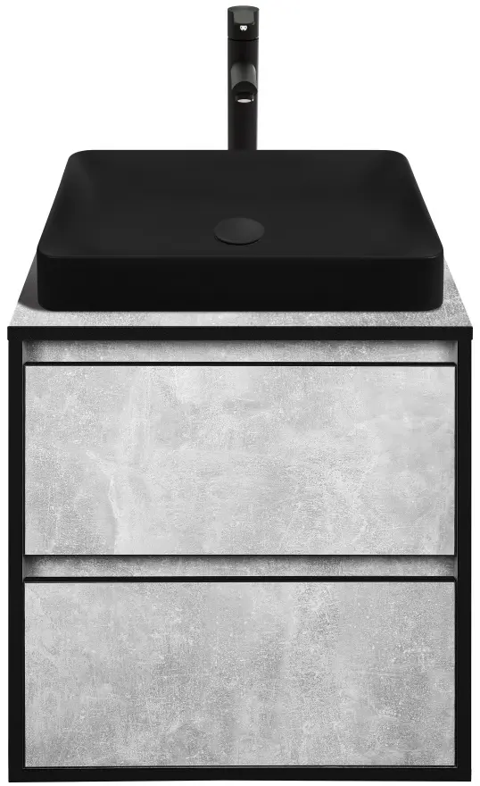 Набор тумбы с раковиной Montebella 57.04 Loft + Naomi 585х385 (Pantera)