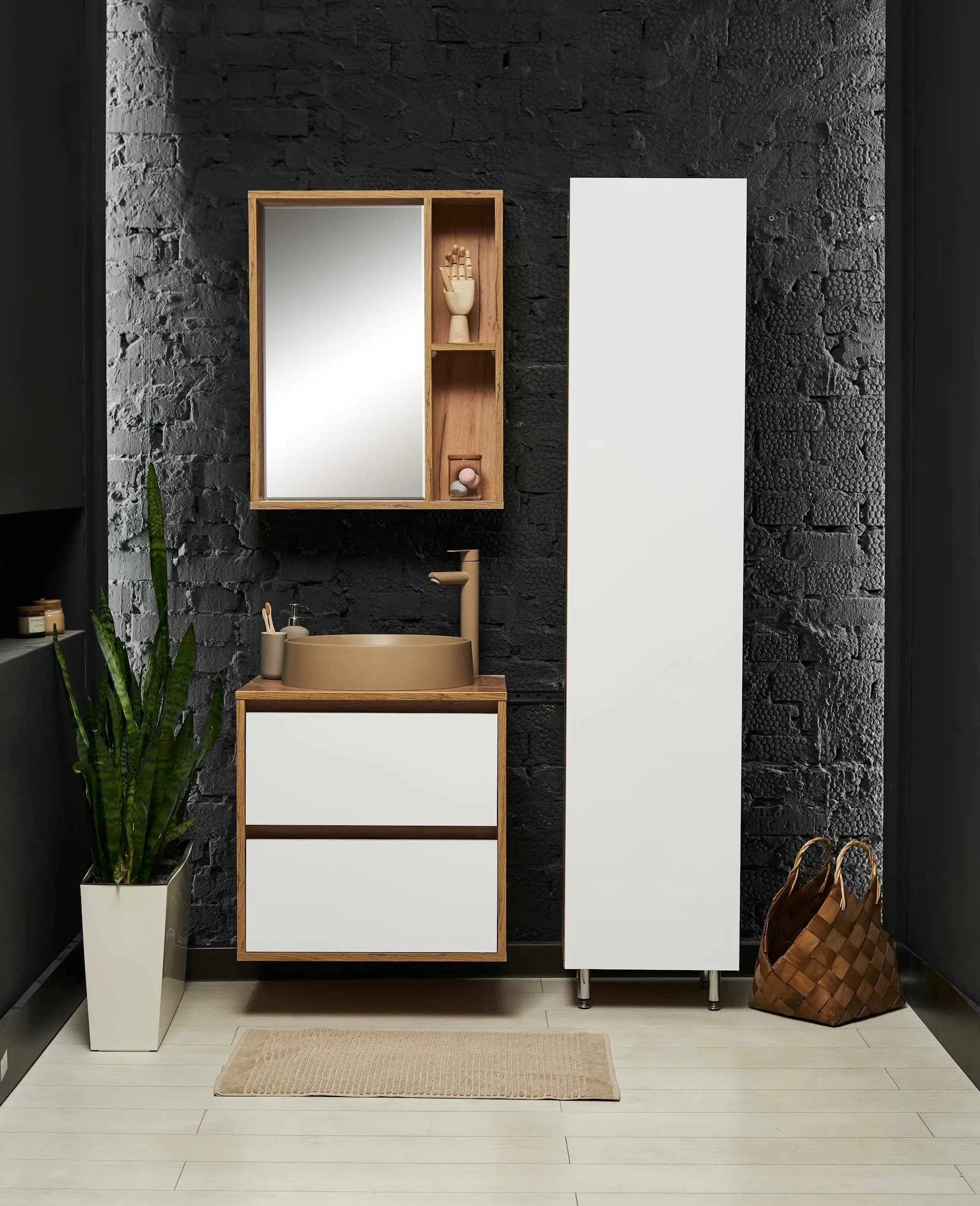 Set dulap cu lavoar Montebella 57.04 Sirius + Naomi 550x425 (Jaguar)