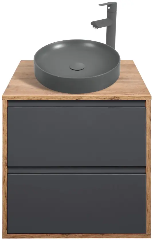 Set dulap cu lavoar Montebella 57.04 Spirit + Naomi 455х455 (Lemur)