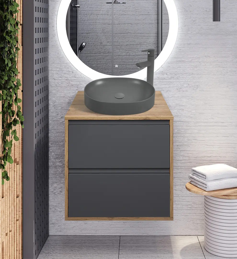 Set dulap cu lavoar Montebella 57.04 Spirit + Naomi 550x425 (Lemur)