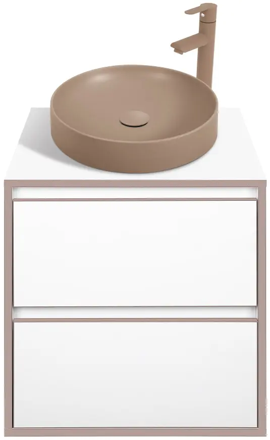 Set dulap cu lavoar Montebella 57.04 Terra + Naomi 455х455 (Jaguar)