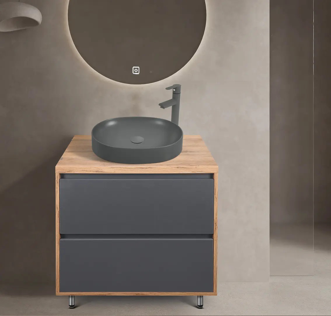 Set dulap cu lavoar Montebella 57.05 Spirit N + Naomi 550x425 (Lemur)