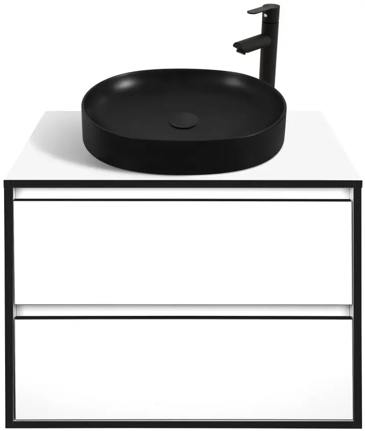 Набор тумбы с раковиной Montebella 57.06 Eclipse + Naomi 550x425 (Pantera)