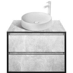 Set dulap cu lavoar Montebella 57.06 Loft + Naomi 455х455 (Panda) Thumb