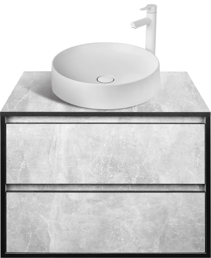 Set dulap cu lavoar Montebella 57.06 Loft + Naomi 455х455 (Panda)