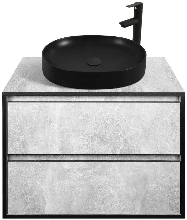 Набор тумбы с раковиной Montebella 57.06 Loft + Naomi 550x425 (Pantera)