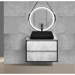 Set dulap cu lavoar Montebella 57.06 Loft + Naomi 585х385 (Pantera)