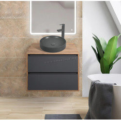 Set dulap cu lavoar Montebella 57.06 Spirit + Naomi 455x455 (Lemur)