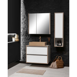 Set dulap cu lavoar Montebella 57.06 Terra + Naomi 585х385 (Jaguar) Thumb