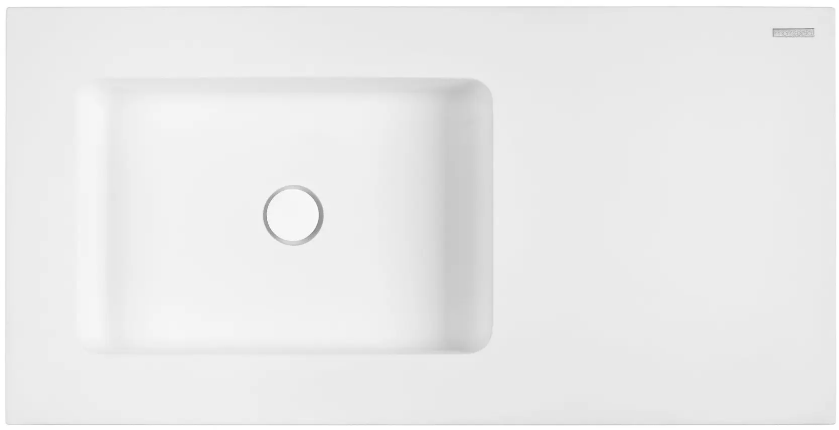 Набор тумбы с раковиной с ящиками + ум 1000х500 (Black/White)