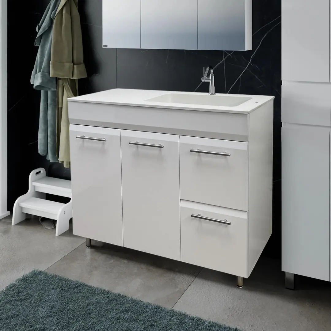 Set tumba cu lavoar net + lav 1000x500 (White)