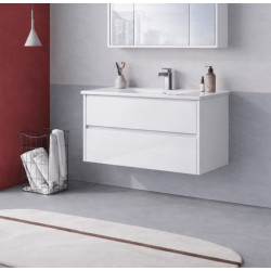 Набор тумбы с раковиной Orka Arno 85 (White) Thumb