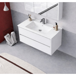 Набор тумбы с раковиной Orka Arno 85 (White) Thumb