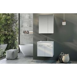 Set dulap cu lavoar Orka Bafa 60 (White) Thumb