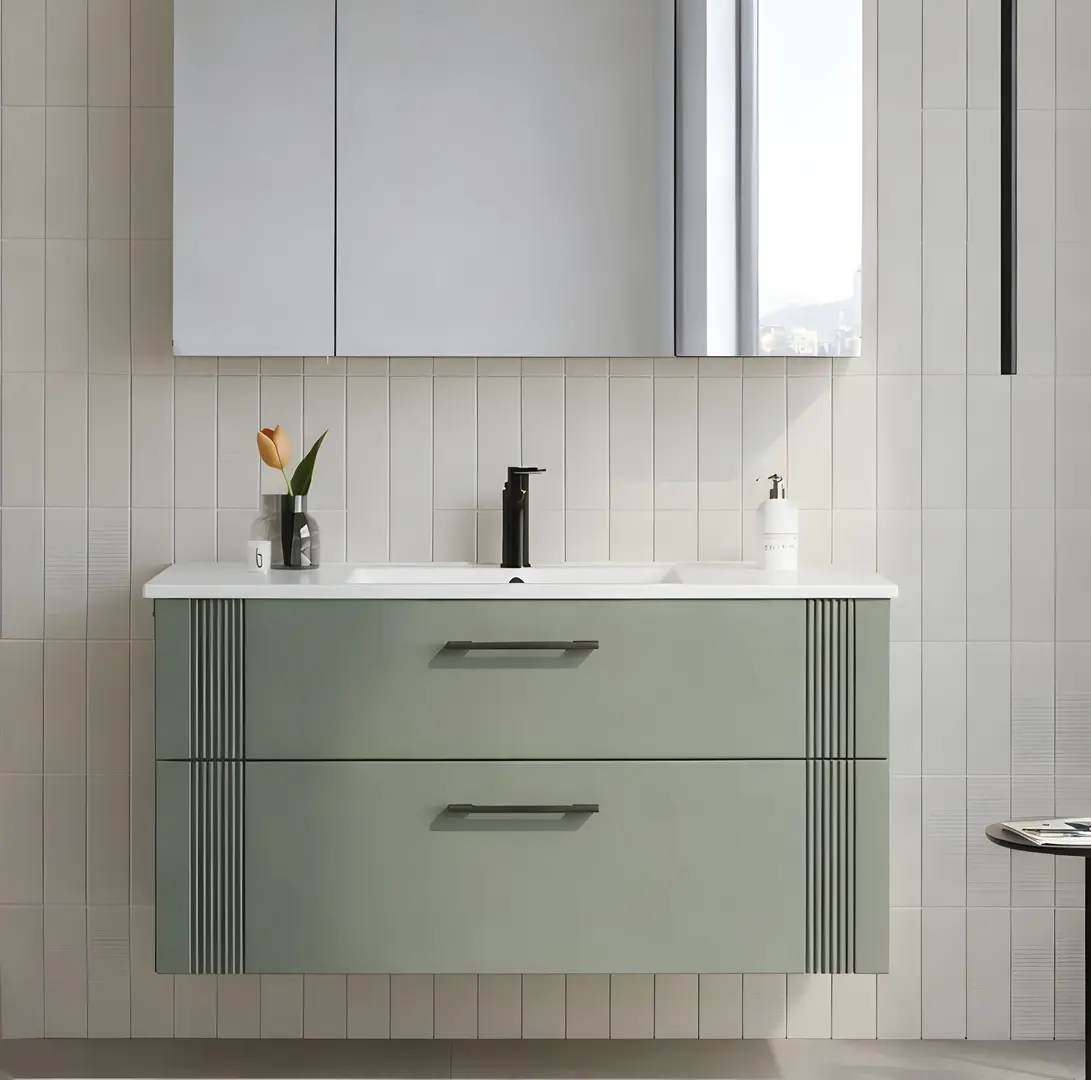 Набор тумбы с раковиной Orka Bari 65 (Green)