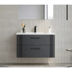 Набор тумбы с раковиной Orka Bari 85 (Anthracite)