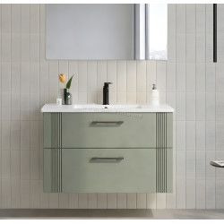 Набор тумбы с раковиной Orka Bari 85 (Green)