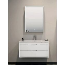 Set dulap cu lavoar Orka Clay 100 (White)