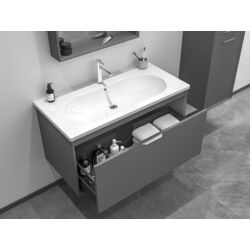 Set dulap cu lavoar Orka Clay 80 (White) Thumb