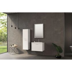 Set dulap cu lavoar Orka Clay 80 (White) Thumb