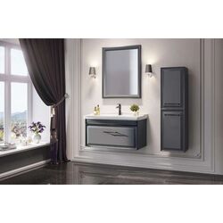 Set dulap cu lavoar Orka Design 105 (Anthracite) Thumb