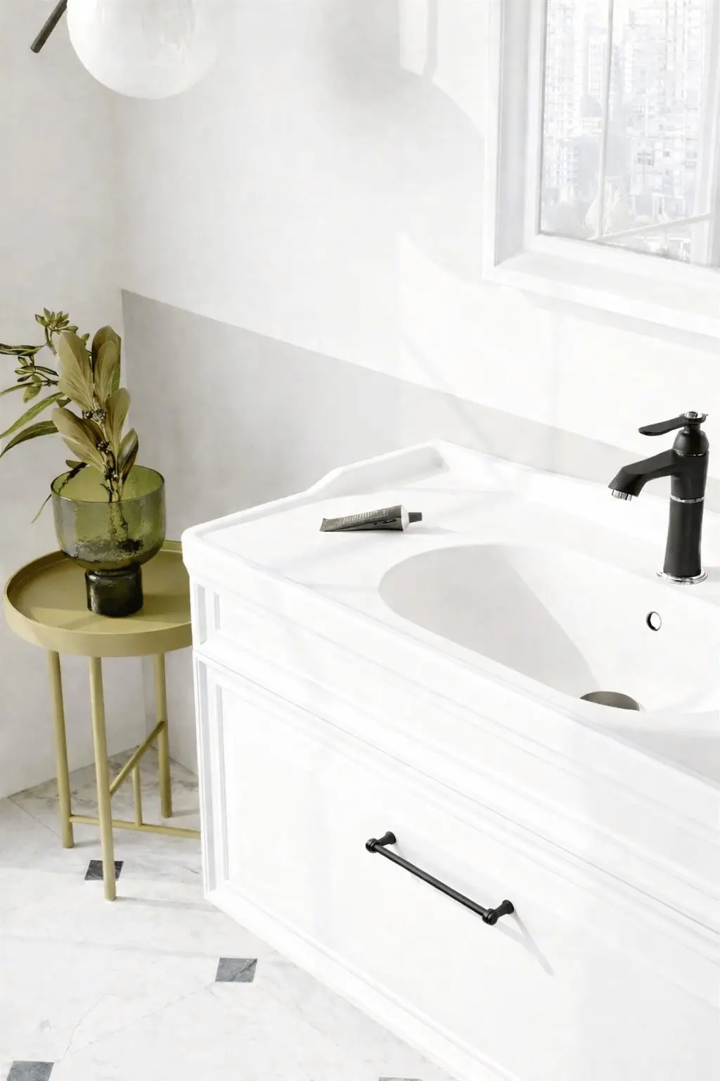 Набор тумбы с раковиной Orka Design 80 (White) - 2