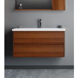 Set dulap cu lavoar Orka Duden 100 (Odeon Red Walnut)