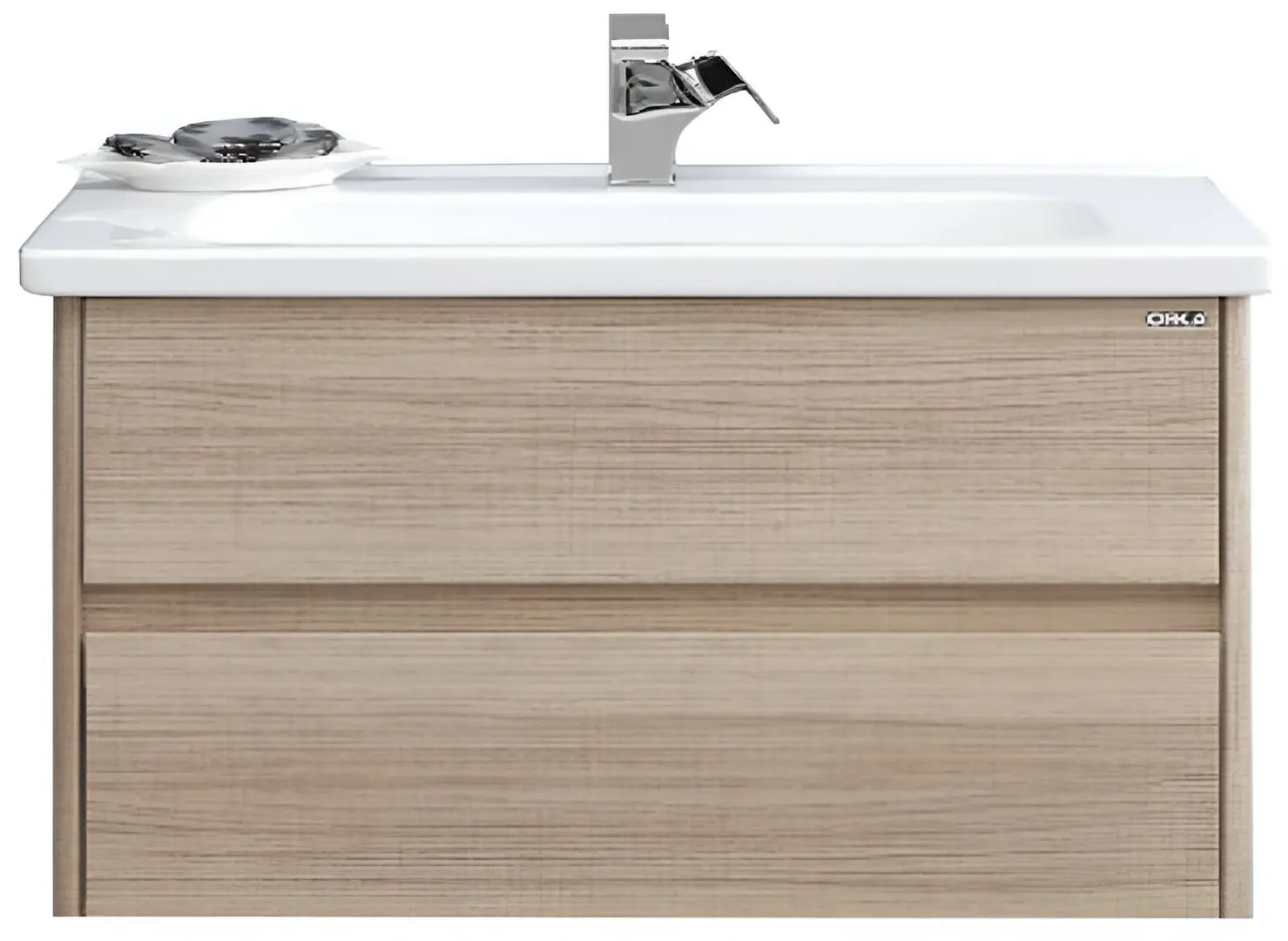 Set dulap cu lavoar Orka Duden 65 (Odeon White Oak)