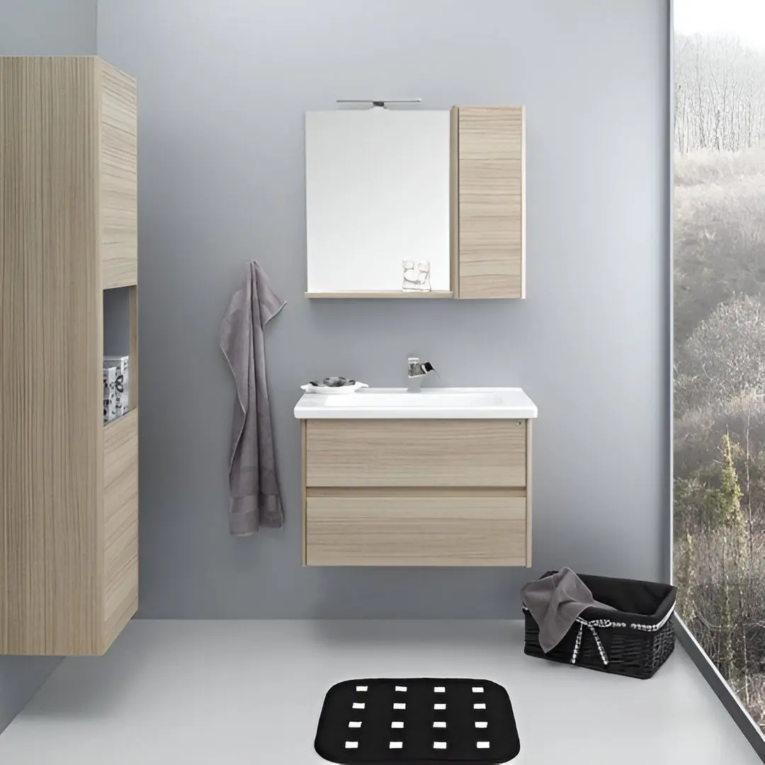 Set dulap cu lavoar Orka Duden 65 (Odeon White Oak)